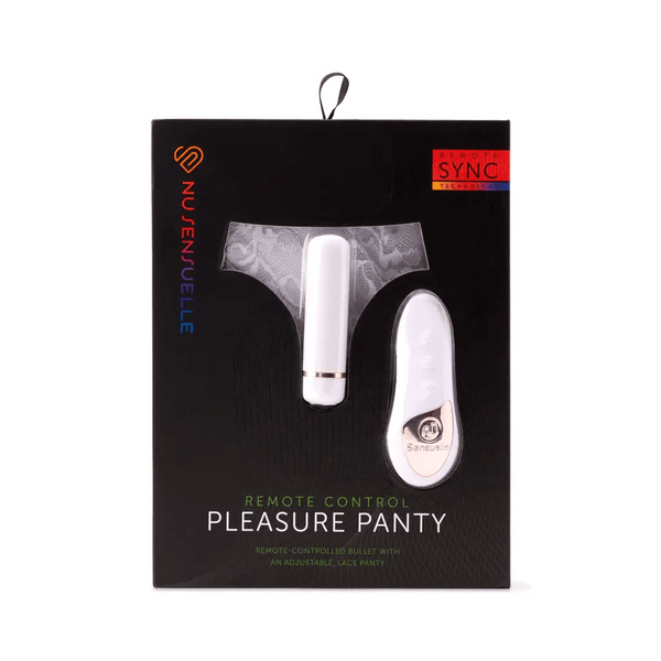 Nu Sensuelle Vibrators Nu Sensuelle Pleasure Panty Vibrator - Remote Control (White)