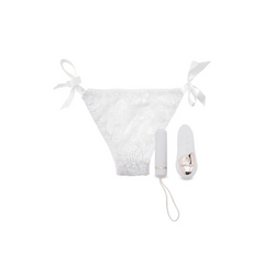 Nu Sensuelle Pleasure Panty Vibrator - Remote Control (White) - Dreamy Desire