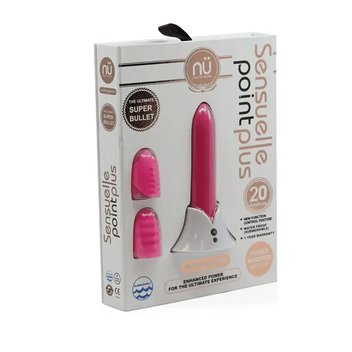 Nu Sensuelle - Point Plus Rechargeable Bullet Vibrator - Navy Blue - Dreamy Desire