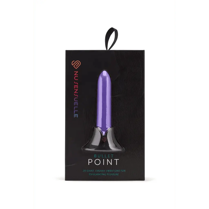 Nu Sensuelle Point Rechargeable Bullet Vibrator in Purple - Dreamy Desire