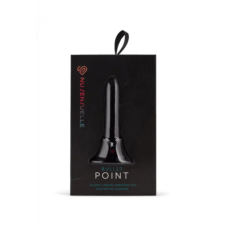 Nu Sensuelle Point Rechargeable - Powerful Bullet Vibrator (Black) - Dreamy Desire