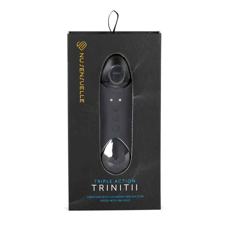 Nu Sensuelle Vibrators Nu Sensuelle Trinitii 18K Gold Edition - Flickering Tongue Vibrator with Suction