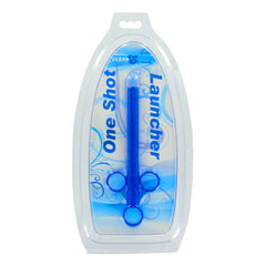 One Shot Launcher shown in sealed clamshell packaging with Clean Stream branding