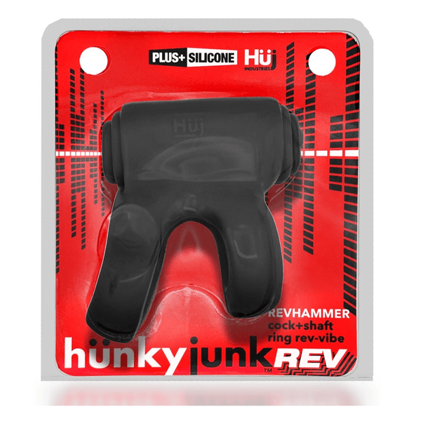 REVHAMMER, shaft vibe ring, TAR ICE w/ Red Vibe - Dreamy Desire