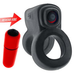 REVHAMMER, shaft vibe ring, TAR ICE w/ Red Vibe - Dreamy Desire