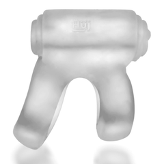 REVHAMMER, shaft vibe ring, CLEAR ICE w/ Blue Vibe - Dreamy Desire