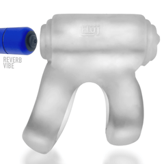 REVHAMMER, shaft vibe ring, CLEAR ICE w/ Blue Vibe - Dreamy Desire