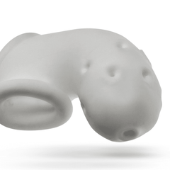 AIRLOCK, air-lite vented chastity, WHITE ICE - Dreamy Desire