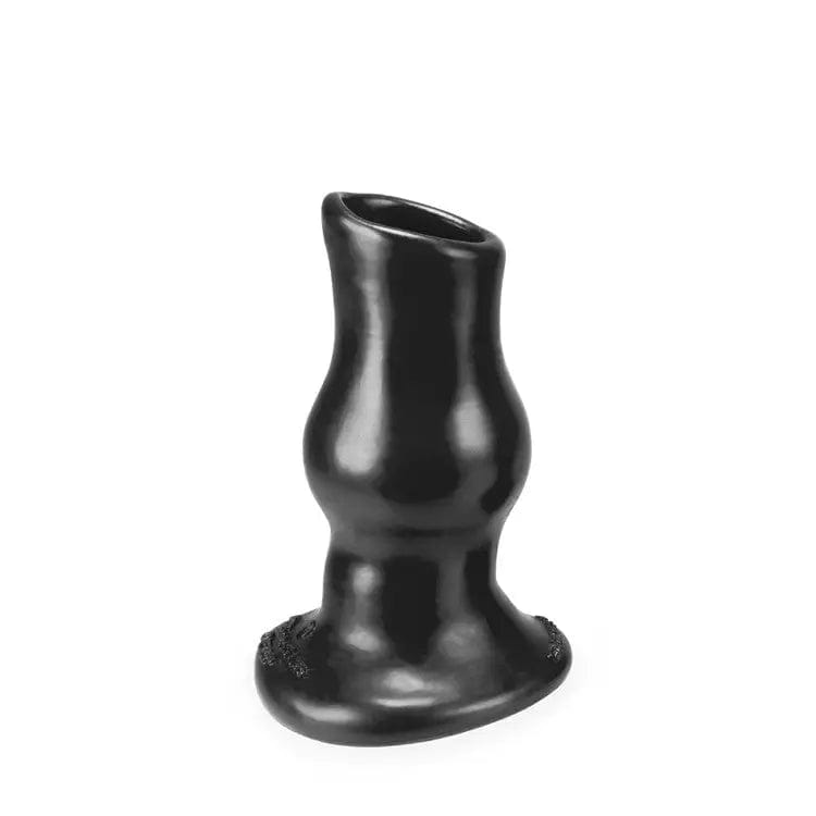 OXBALLS Anal Toys OxBalls PigHole Deep 1 - Hollow Butt Plug (Black) Small