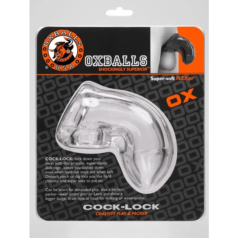 OXBALLS BDSM Oxballs Cock-Lock Chastity Sheath - Clear