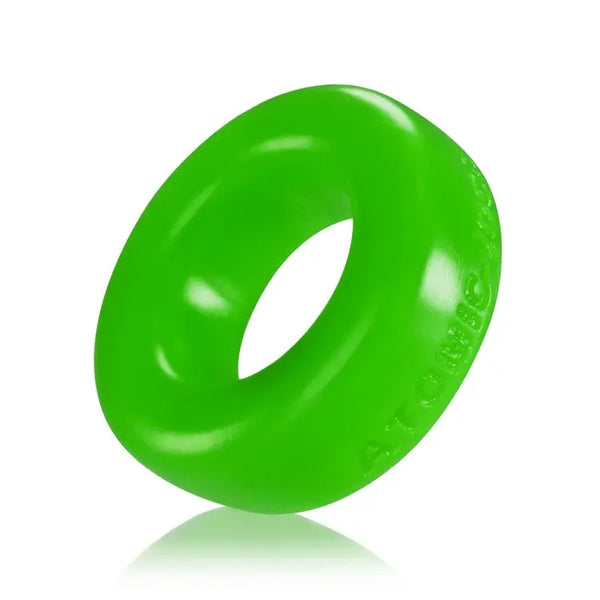 Oxballs COCK-T cock ring in slime green, smooth liquid platinum silicone, torus shape