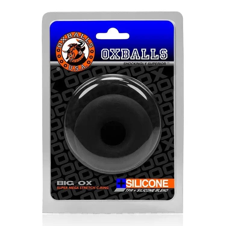 OXBALLS For Him Oxballs Big Ox Cock Ring - Black Ice Penis Ring