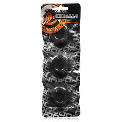 Oxballs DoNut Ringer 3 Pack - Black - Dreamy Desire