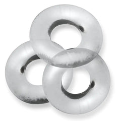 Oxballs Fat Willy - 3-Pack Jumbo Penis C Ring Clear - Dreamy Desire