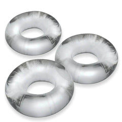 Oxballs Fat Willy - 3-Pack Jumbo Penis C Ring Clear - Dreamy Desire