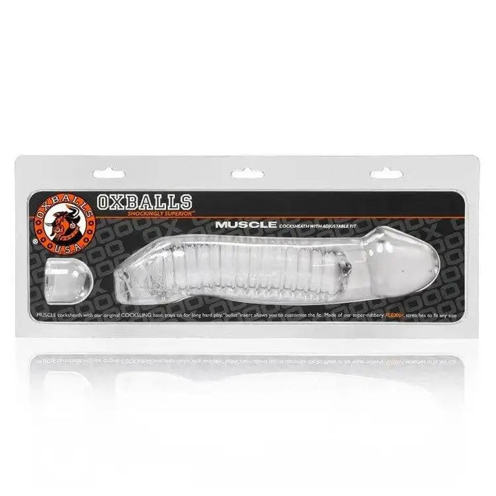 OxBalls Muscle Cocksheath - Clear - Dreamy Desire