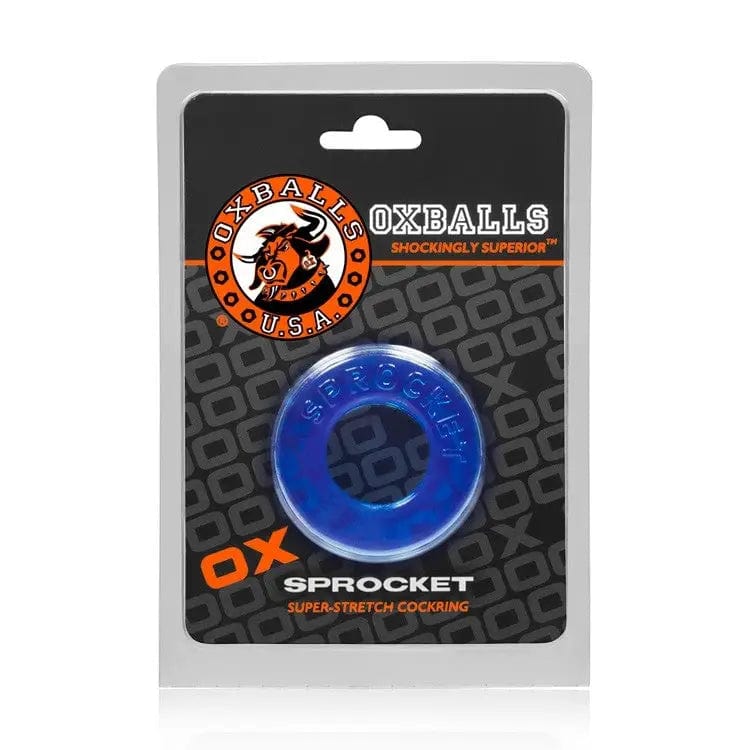 OXBALLS For Him Oxballs Sprocket Cock Ring - Ice Blue