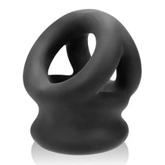 OxBalls Tri-Squeeze Silicone Cocksling and Ballstretcher (Black Ice) - Dreamy Desire
