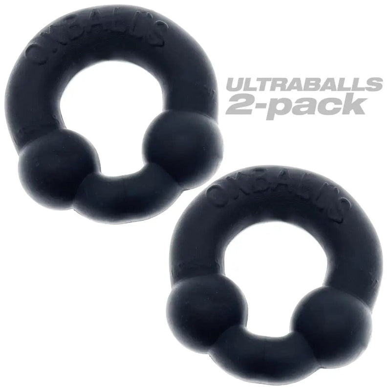 OXBALLS For Him Oxballs Ultraballs Cock Ring Set 2 Pack Special Edition Night