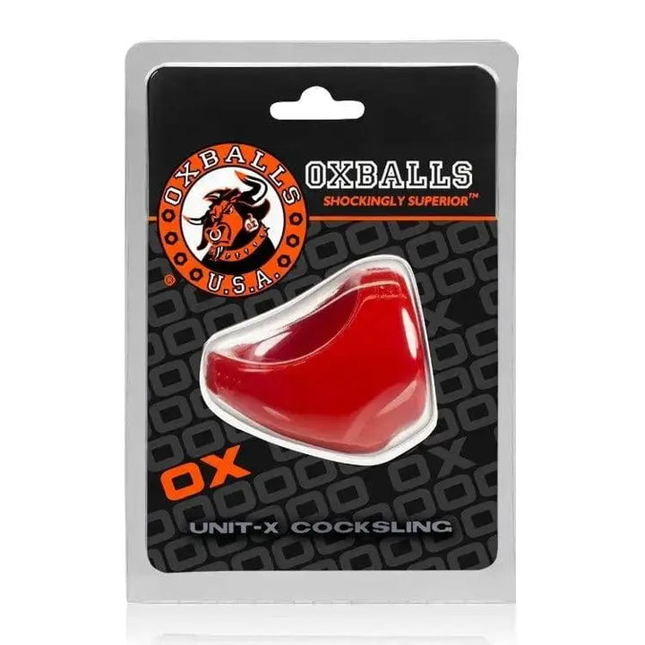 OxBalls Unit-X Cock Sling - Red - Dreamy Desire