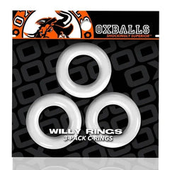 OXBALLS - Willy Ring - 3 Pack Cockrings in White - Dreamy Desire