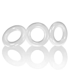 OXBALLS - Willy Ring - 3 Pack Cockrings in White - Dreamy Desire