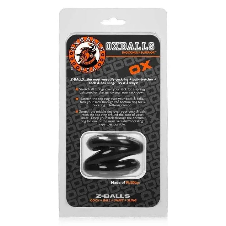 Oxballs Z-Balls Ballstretcher (Black) - Dreamy Desire