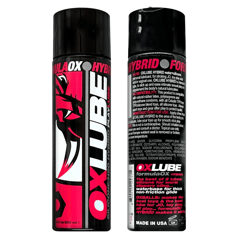 OXBALLS Lubes FormulaOX HYBRID, OXLube, 8.5 oz