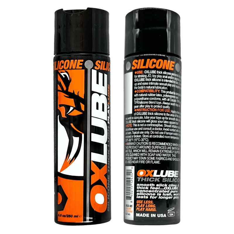 OXBALLS Lubes THICK Silicone, OXLube, 4.4 oz