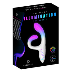 Paradise Illumination The Rabbit product box with customizable lighting and LED toy branding visible