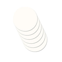 Pastease Circle Adhesive Refills showing six white round smooth-edged replacement discs stacked