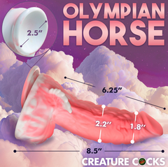 Pegasus Pecker dimension diagram showing 8.5in length and 2.5in suction base width