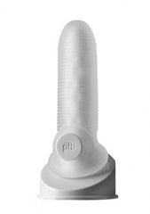 Perfect Fit Brand Fat Boy Micro Rib Sheath 5.5" in clear silaskin with ridged texture