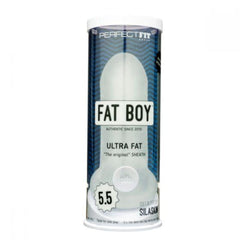 Perfect Fit Brand Fat Boy Ultra Fat Sheath 5.5" displayed in its cylindrical retail tube