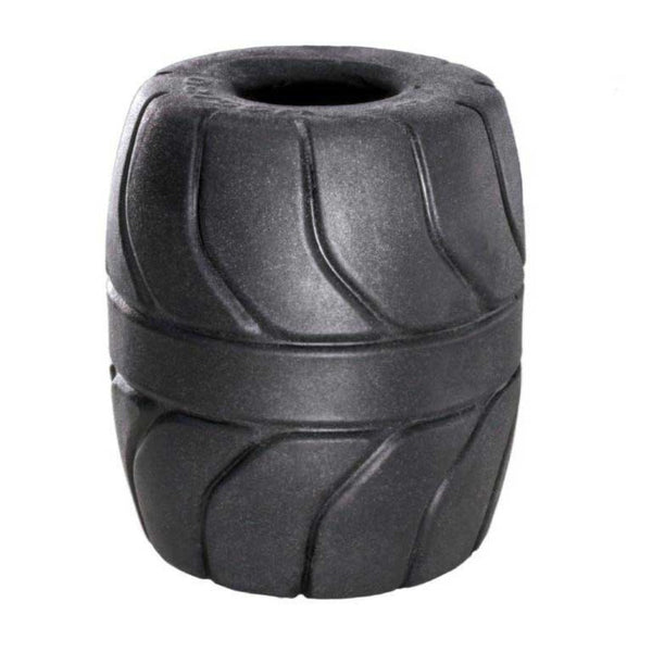 Perfect Fit Brand Silaskin Ball Stretcher 2" in black with textured tire-tread exterior