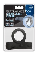 Performance VS6 Cock & Ball Strap retail packaging showing product details and side profile