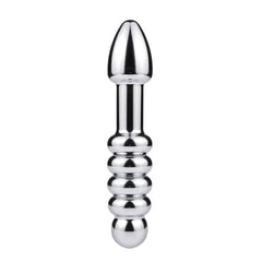 Pink Elephant Extreme Driver double-ended stainless steel anal toy with beaded shaft