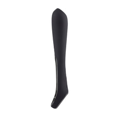 Playboy Ollo vibrator side profile showing curved shaft and glossy handle