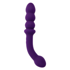 Playboy The Seeker dual-ended silicone multi-plug in purple, hero front view