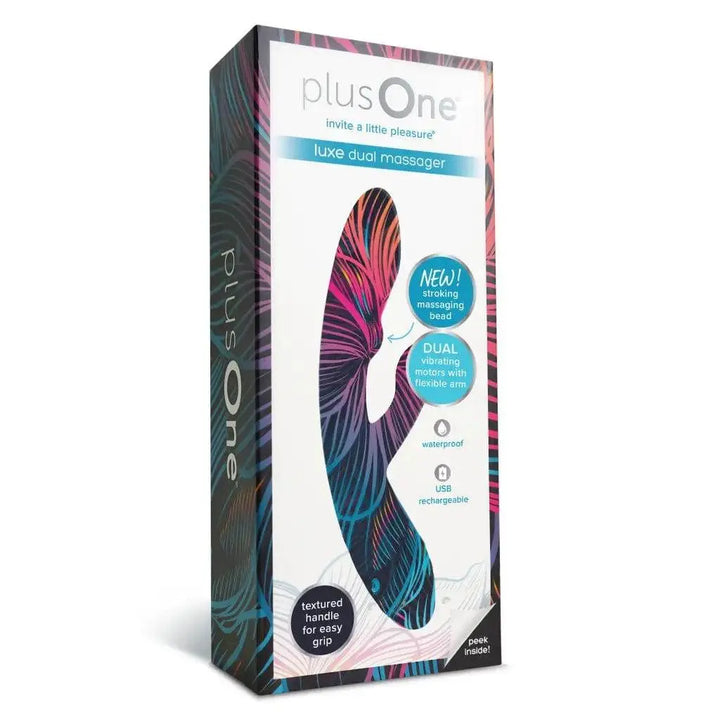 PlusOne Luxe Dual Massager - Dreamy Desire