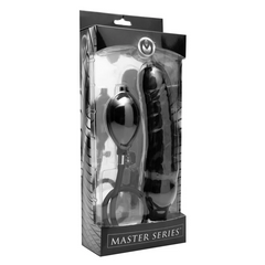 Primal Inflatable Dildo displayed in Master Series black retail packaging box