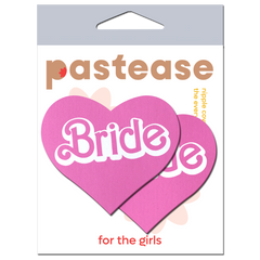 'Bride' Doll Pasties Pink Iconic Heart