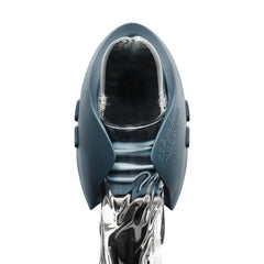 Pulse Duo placed over a clear anatomical model showing open-channel PulsePlate fit