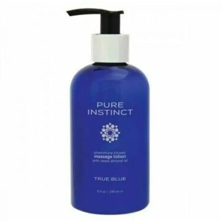 Pure Instinct Pheromone Massage & Body Lotion True Blue (8oz) - Dreamy Desire