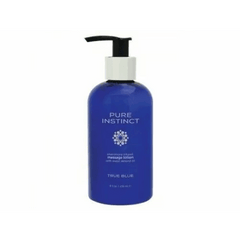 Pure Instinct Pheromone Massage & Body Lotion True Blue (8oz) - Dreamy Desire