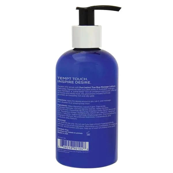 Pure Instinct Lubes Default Pure Instinct Pheromone Massage & Body Lotion True Blue (8oz)