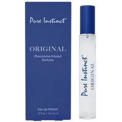 Pure Instinct Original pheromone perfume roller with blue box, 9.2 mL eau de parfum