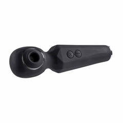 Rainbow Sucker wand laid horizontally, highlighting suction nozzle opening and two-button control panel