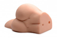 Rear angle of Jesse Jane masturbator showing realistic curves and soft skin-tone material
