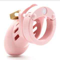 Rear angle of pink CB-6000S showing ring assembly and locking pin detail